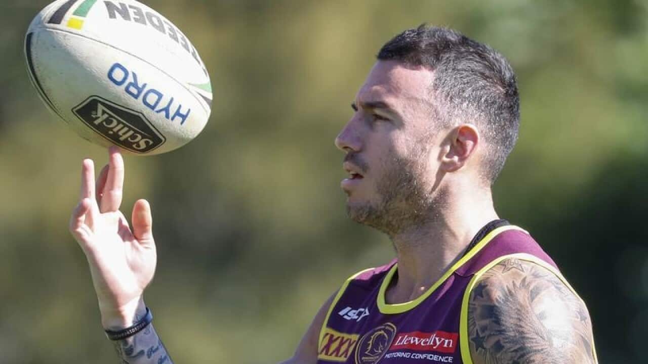 Darius Boyd during a training session