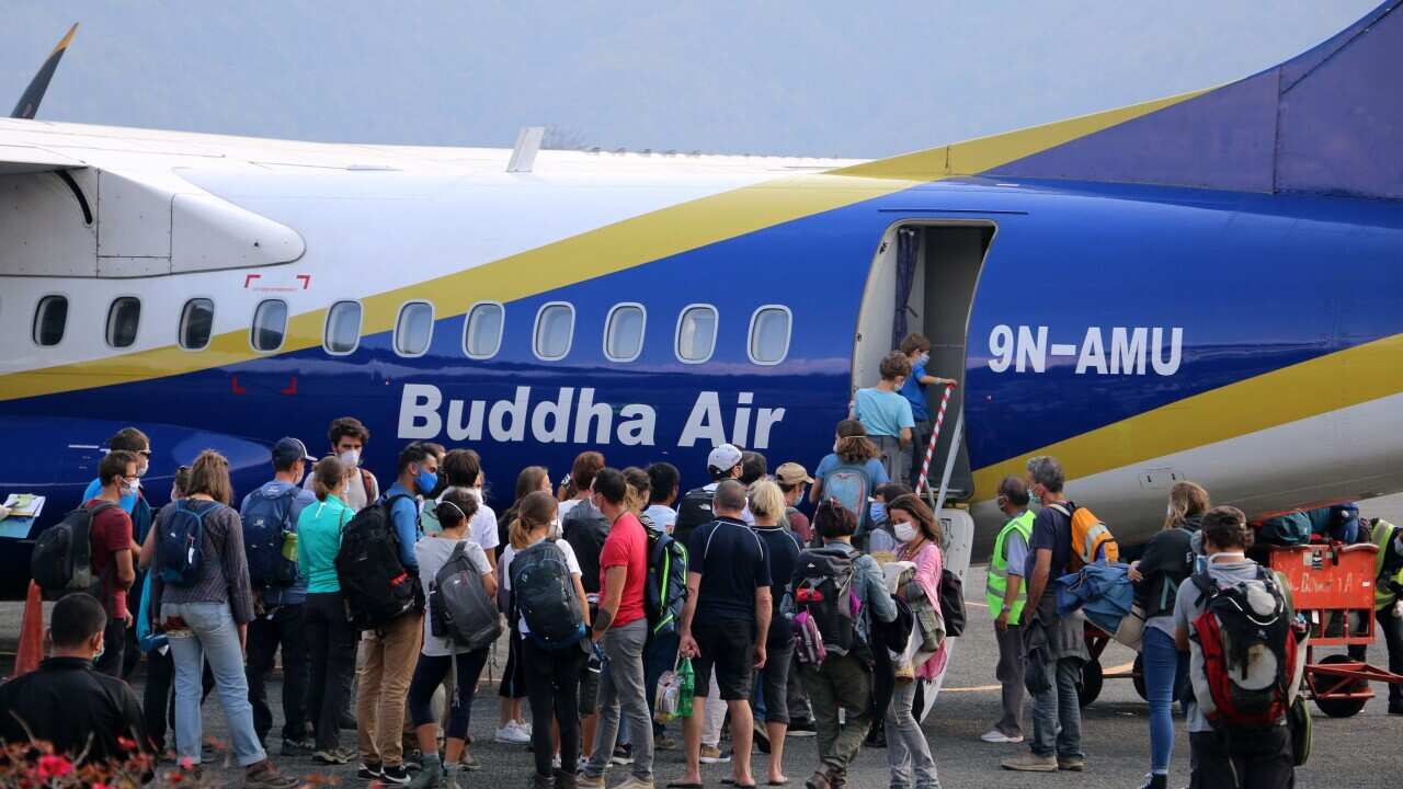 Foreign nationals evacuated from Pokhara to Kathmandu, before being repatriated to their home countries.