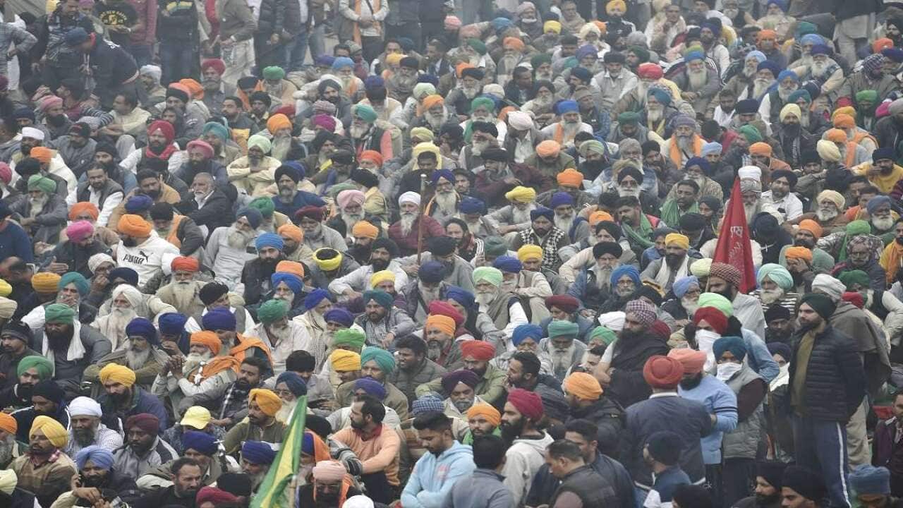 Farmers protest in India