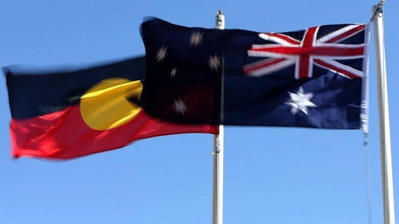 Australian and Aboriginal Flag