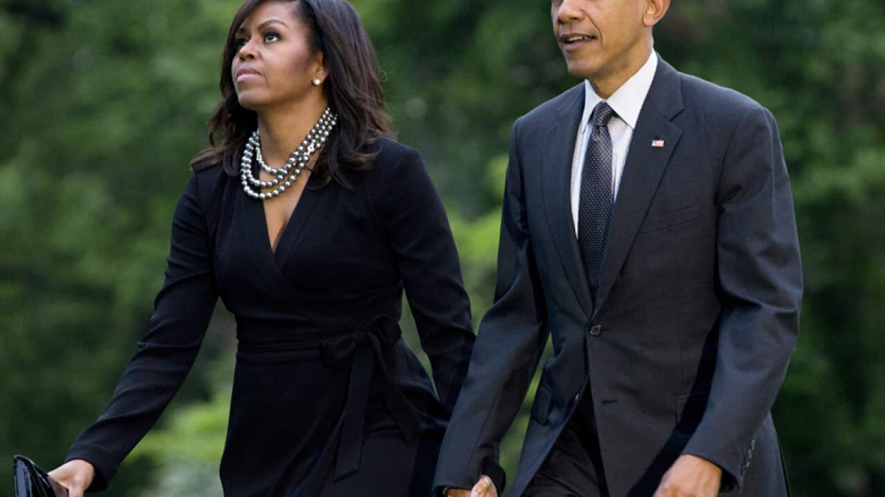 President Barack Obama and first lady Michelle