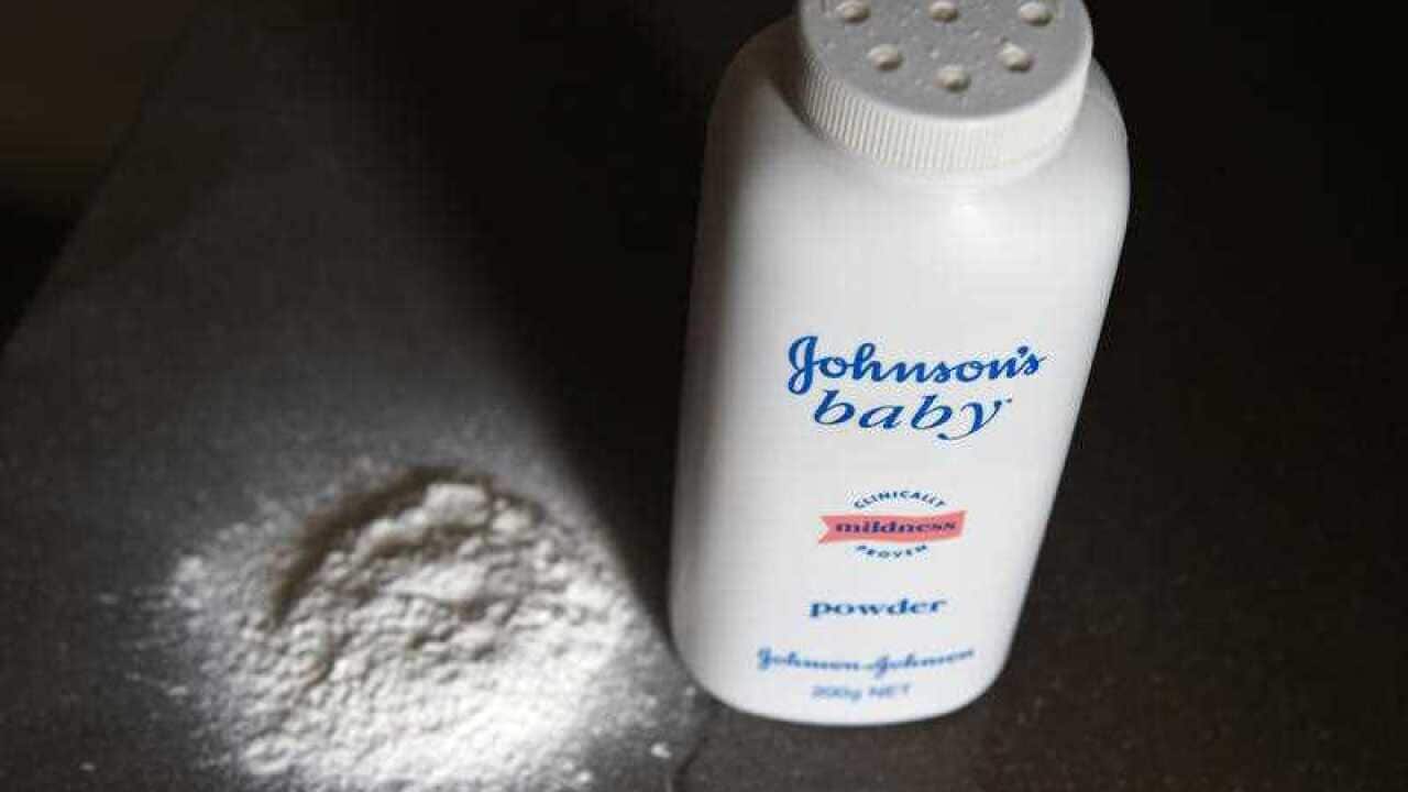 Johnson & Johnson Baby Powder is pictured in Brisbane, Thursday, Feb. 25, 2016.