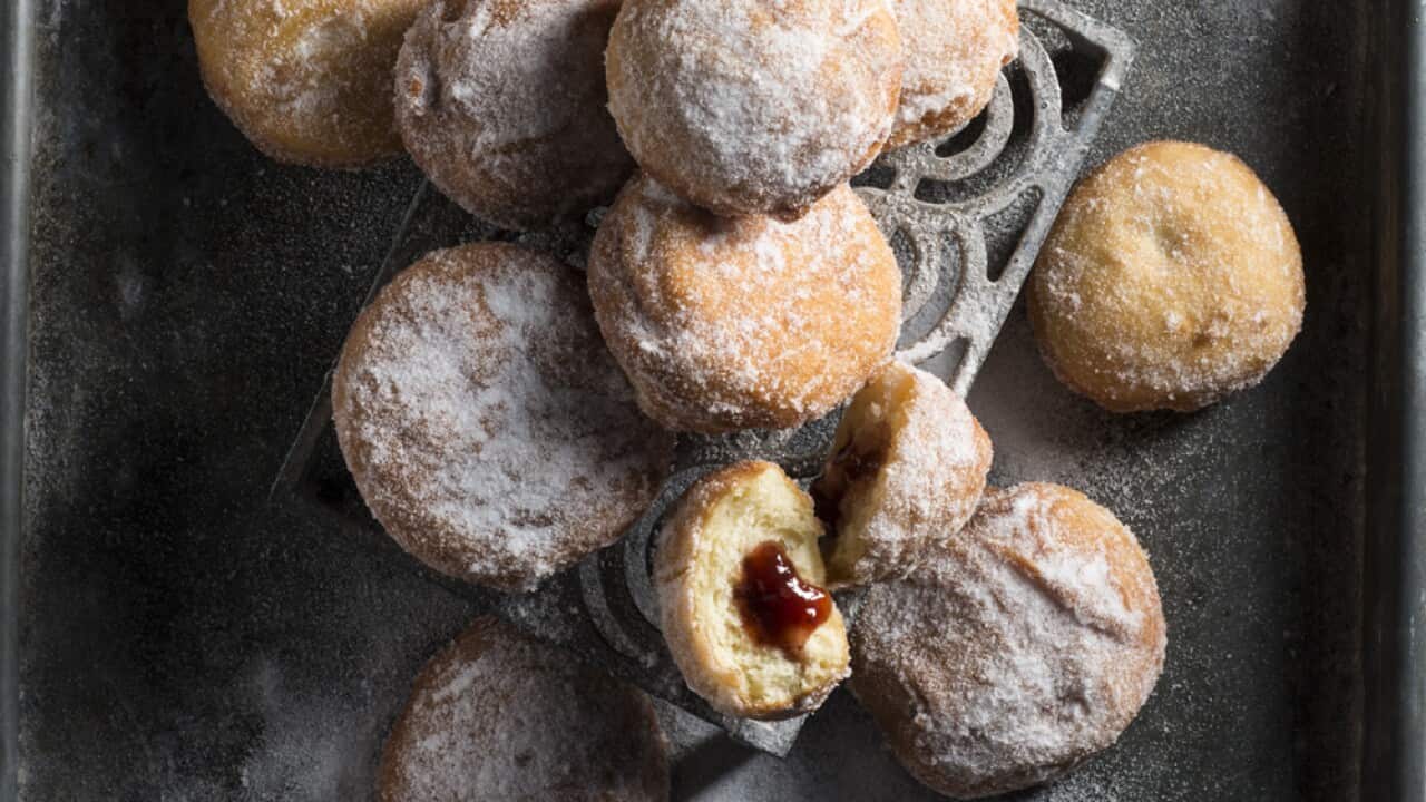 Monday Morning Cooking Club - hot jam doughnut or sufganiyot