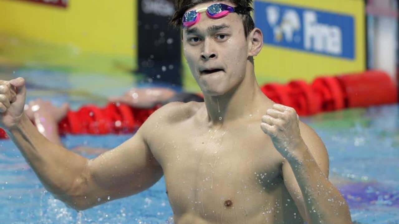 Chinese swimmer Sun Yang