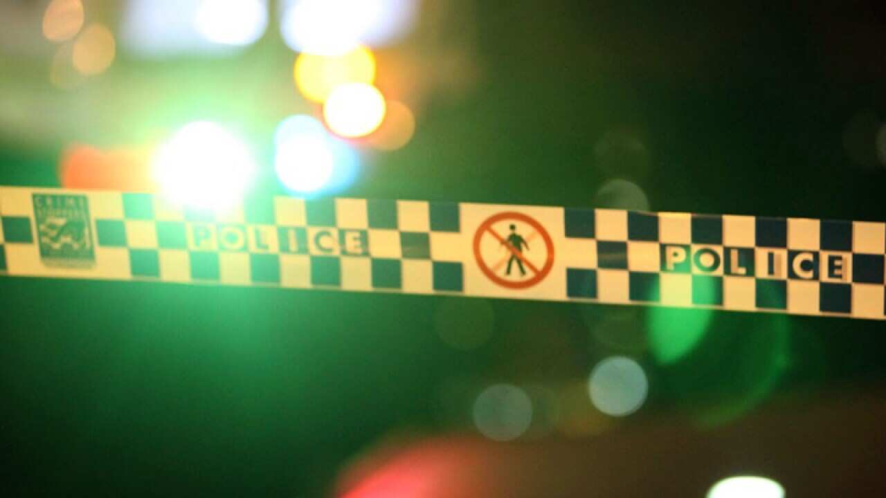 Police tape.