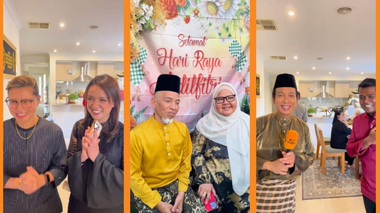 Walaupun jauh dari tanahair, warga Melayu Melbourne sakan berhari raya bersama rakan seperantauan yang kini dianggap sebagai sanak saudara. Credit: SBS Bahasa Melayu