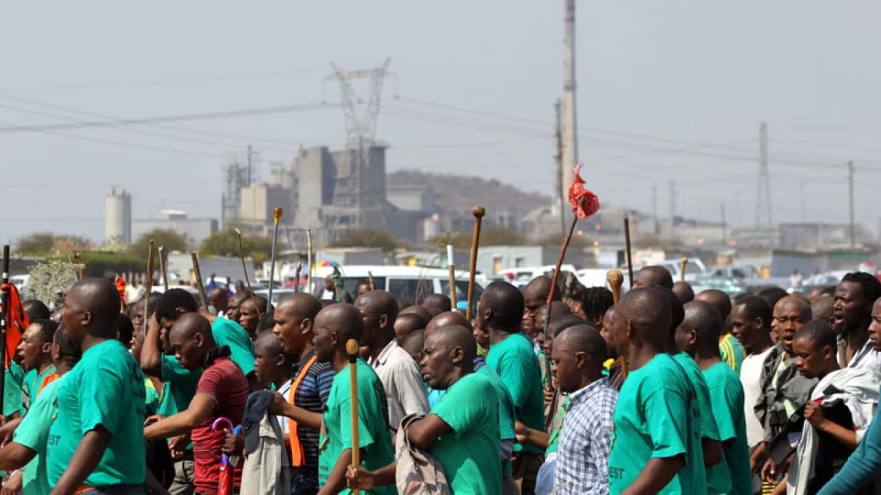 Threats keep South African miners away