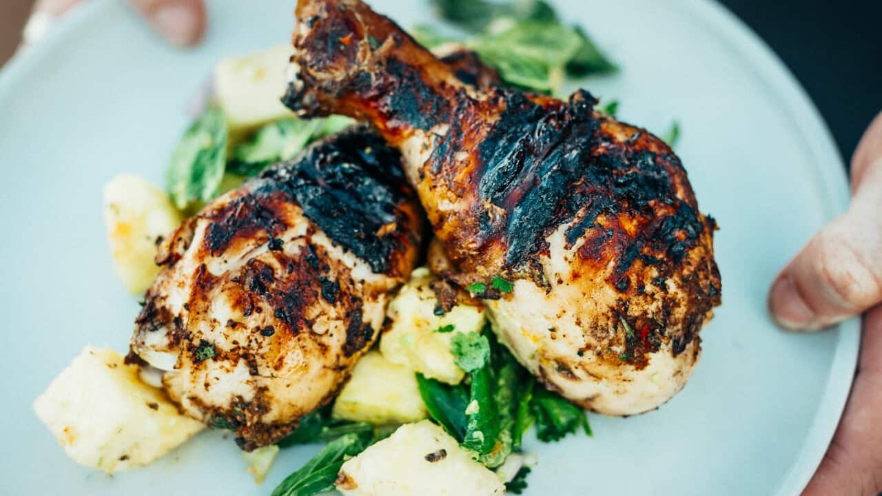 Jerk chicken drumsticks