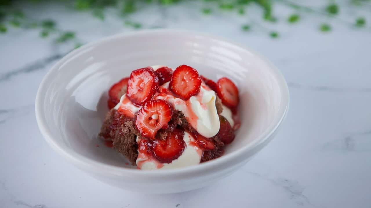 Chocolate microwave sponge