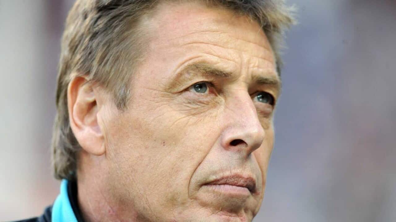 Mark Thompson's property was raided by police on Friday.