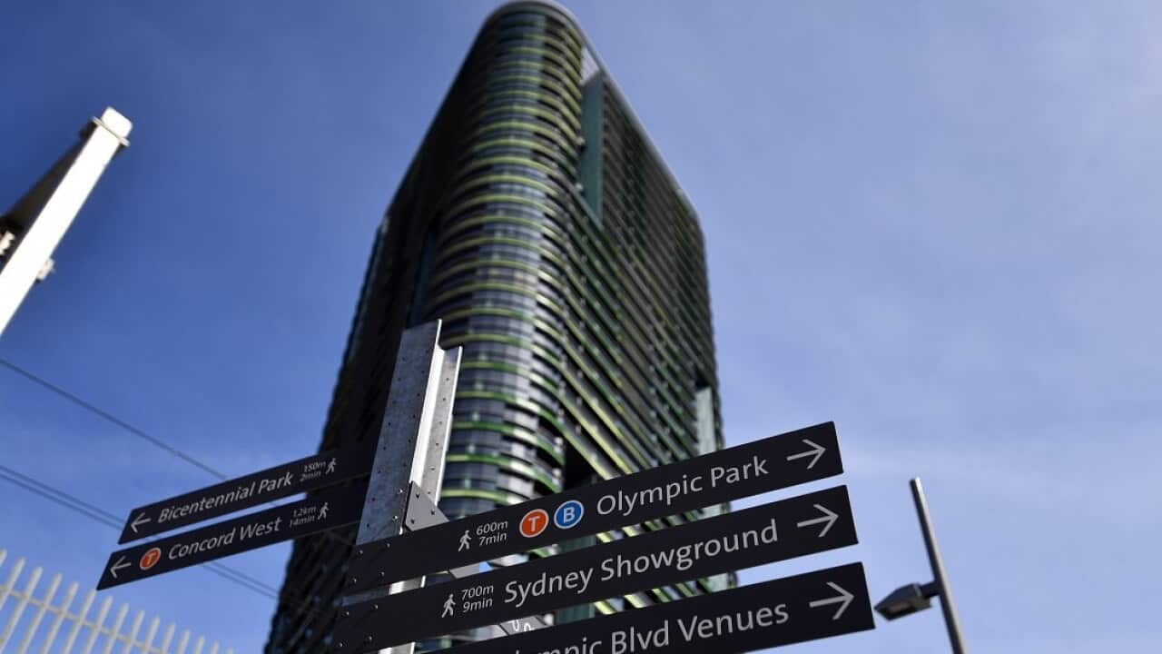 The Opal Tower at Sydney Olympic Park in Sydney.
