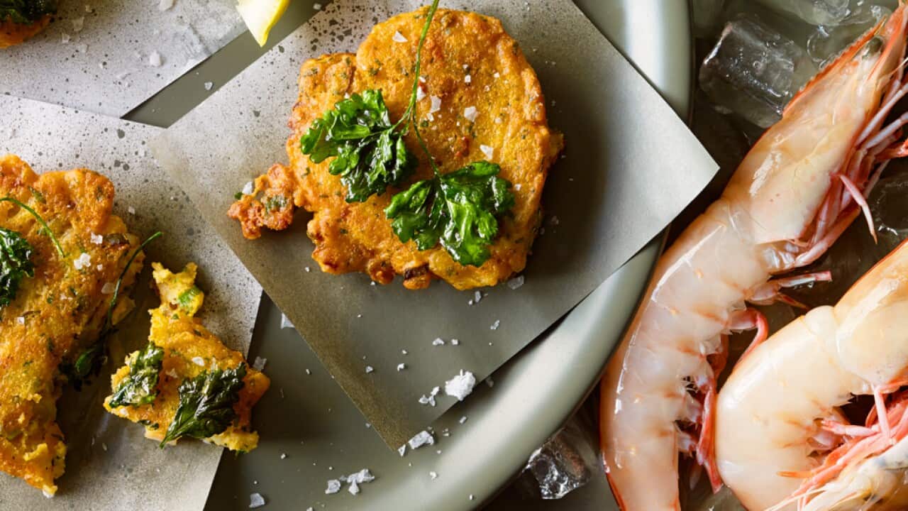 Spanish prawn fritters (tortillitas de camarones)
