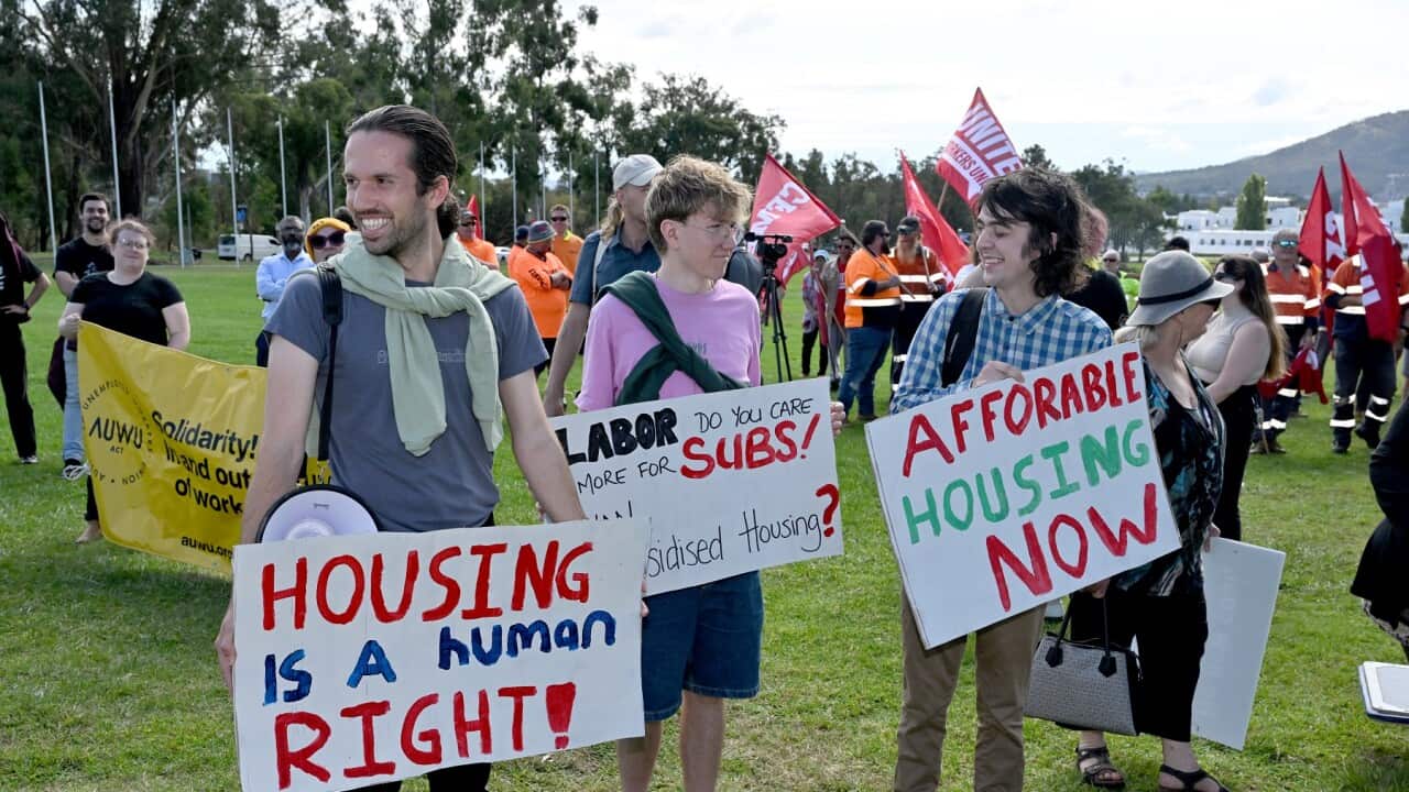 DAVID POCOCK HOUSING RALLY