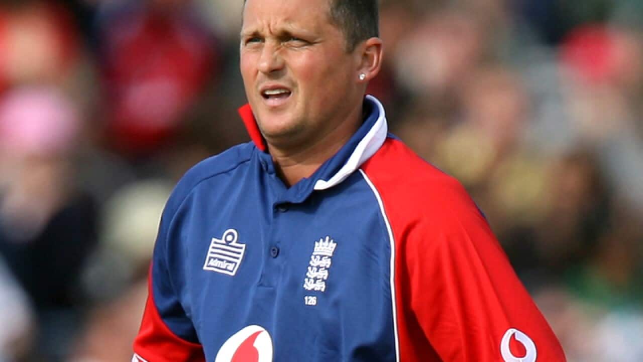 England bowler Darren Gough