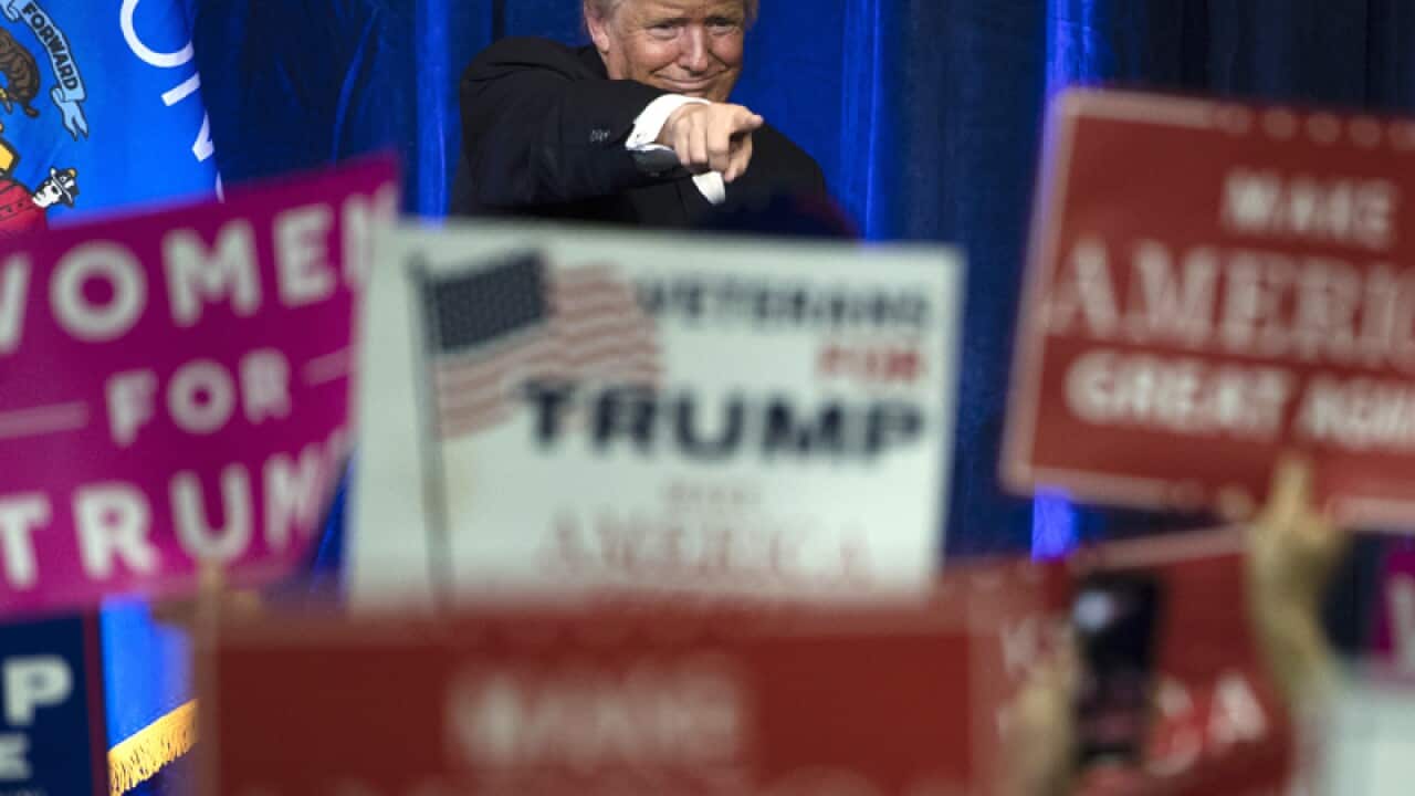 Republican presidential candidate Donald Trump