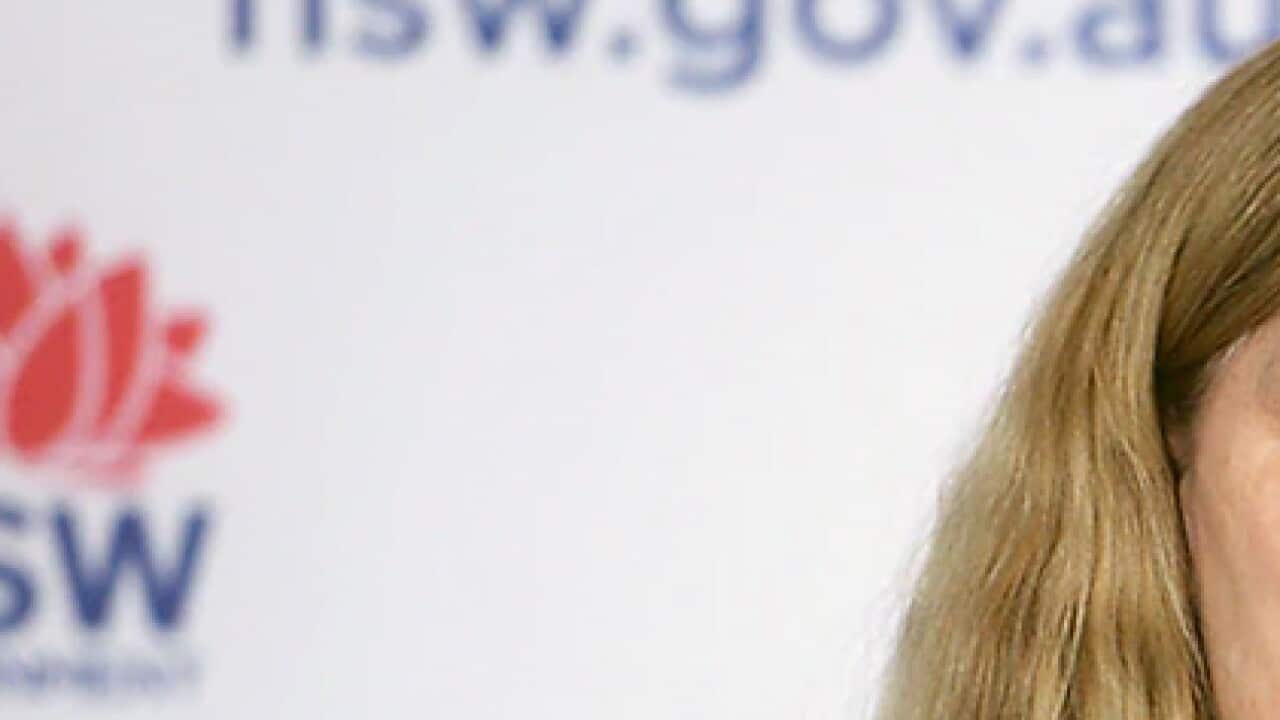 NSW Chief Health Officver Dr Kerry Chant addresses media during a press conference in Sydney