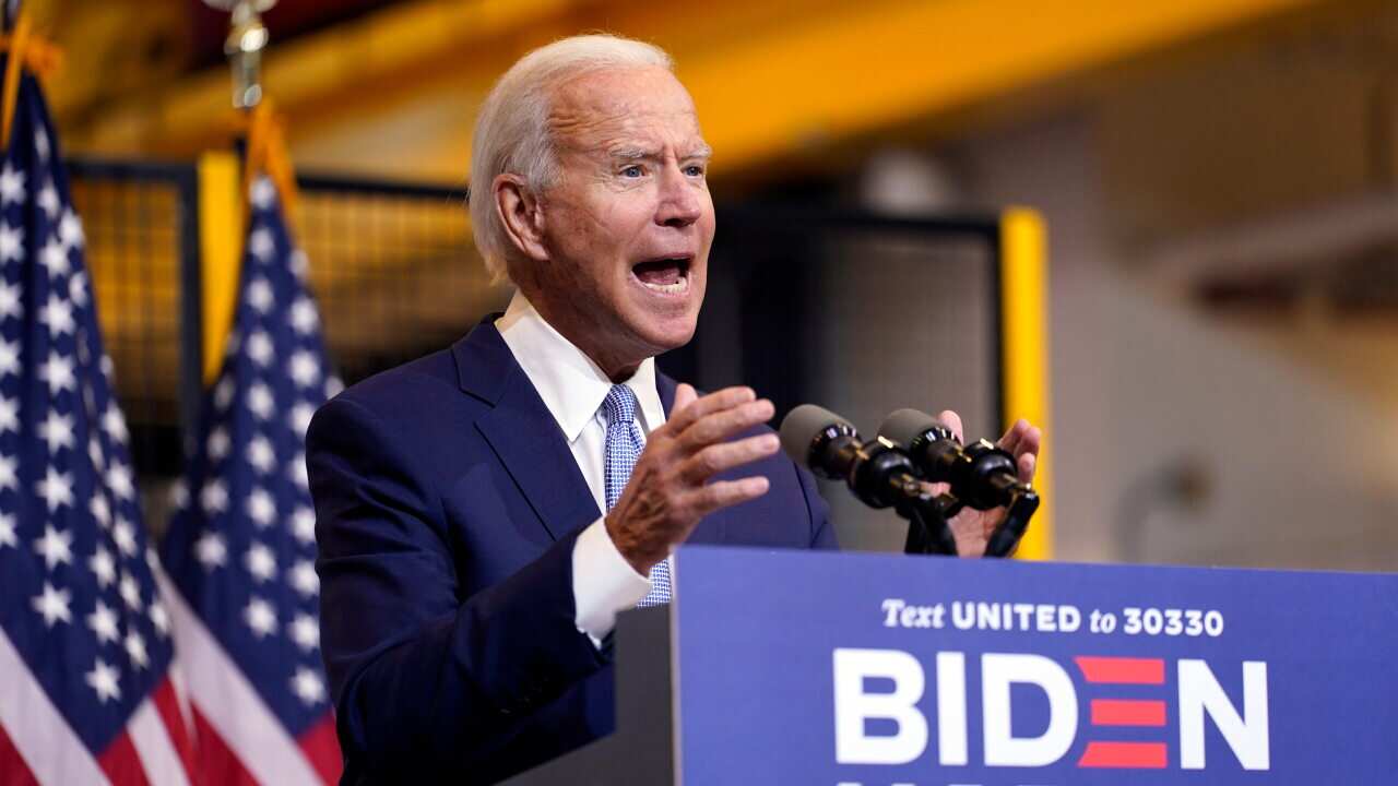 Joe Biden has offered a word of warning for Donald Trump's supporters.