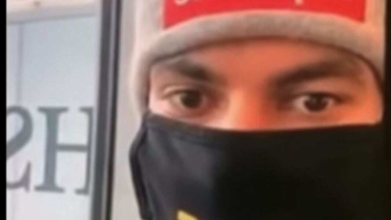 Delle Alli in a mask