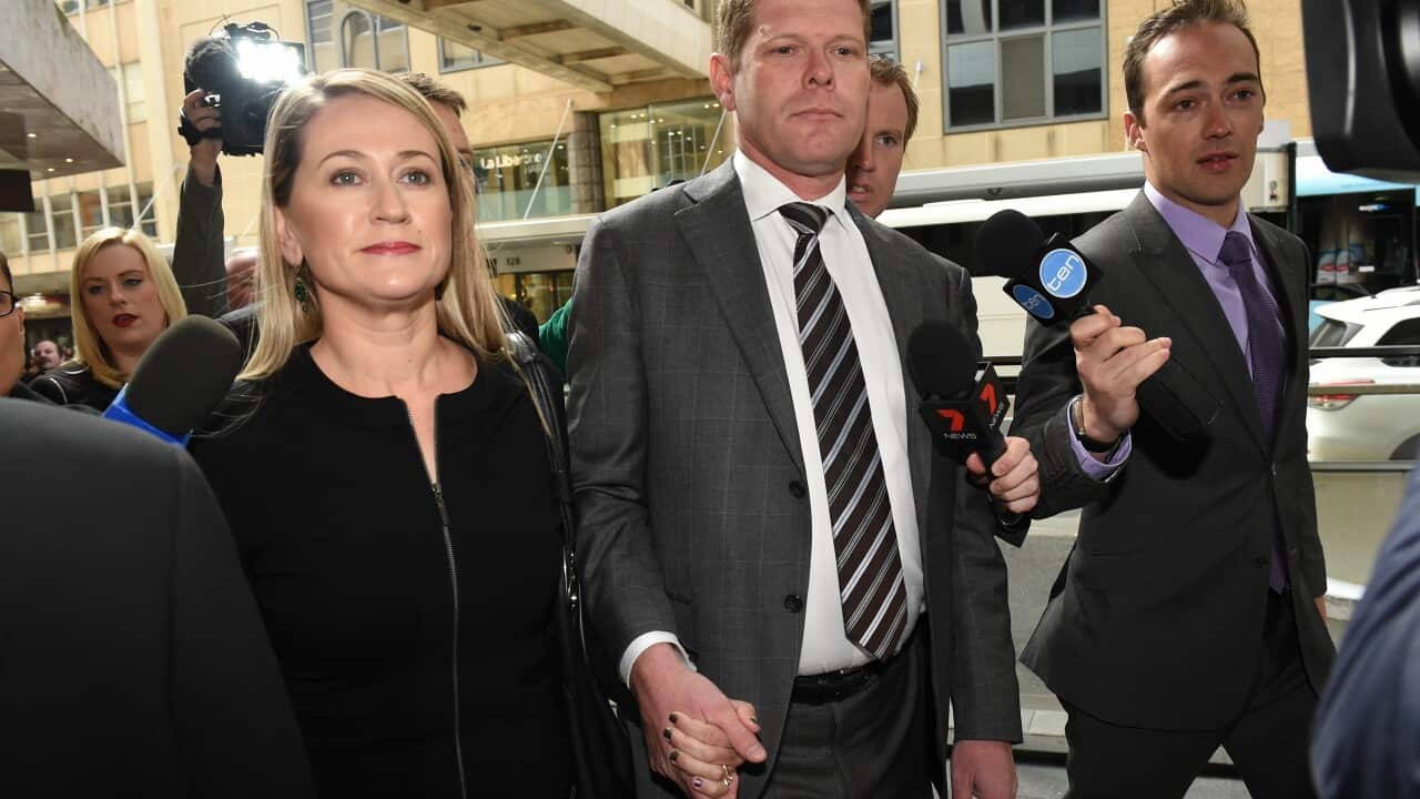 Samantha Brookes wife of Andrew Cornwell at ICAC