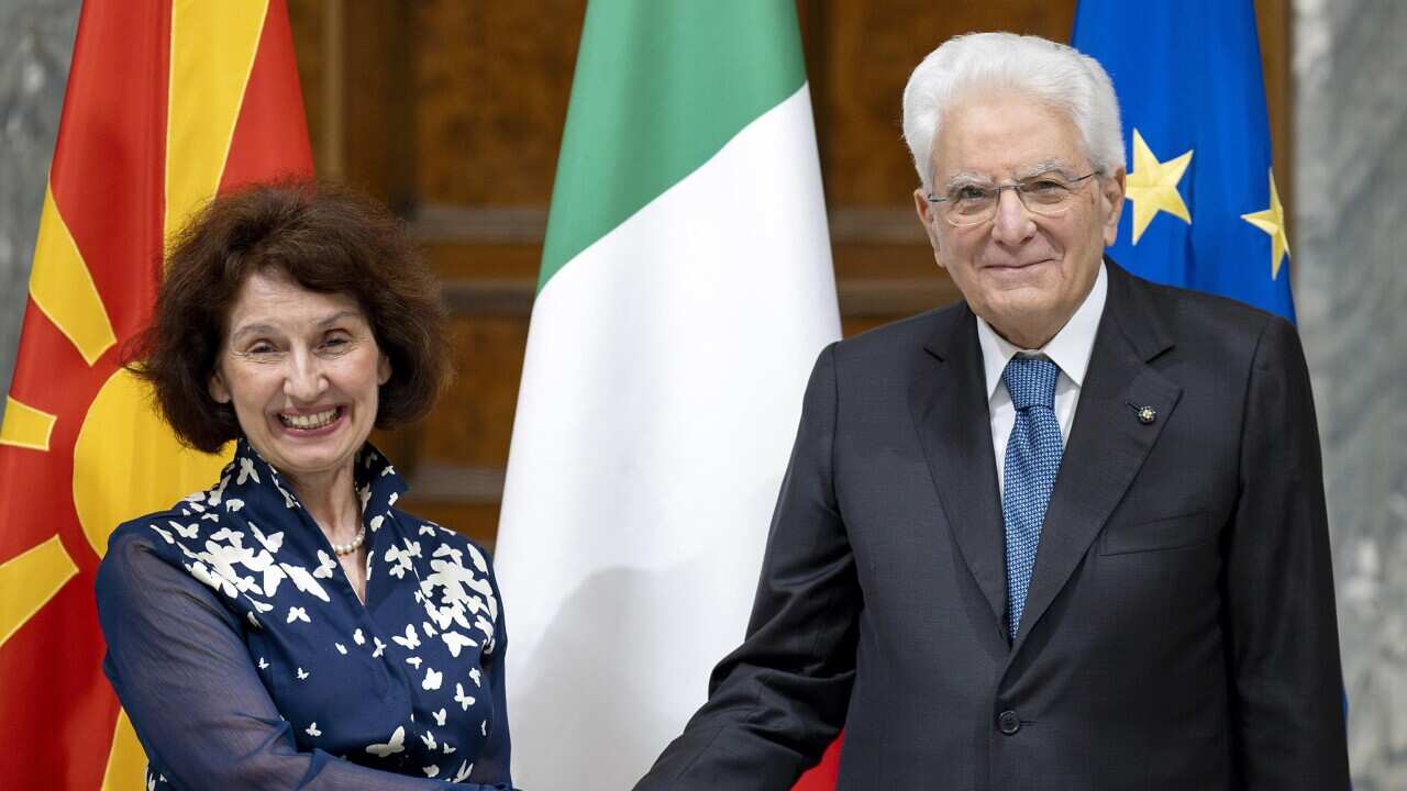 North Macedonia's president visits Italian counterpart in Rome