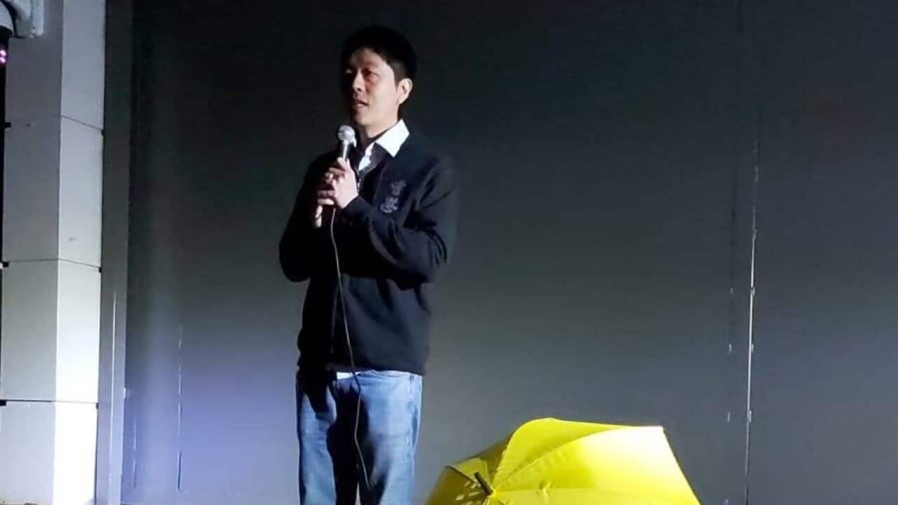 許智峯首次在海外舉辦六四燭光晚會