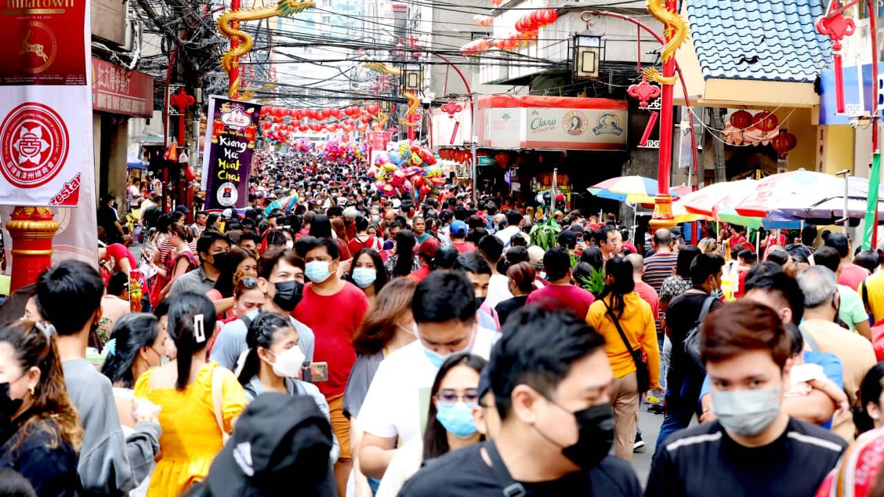 Crowd of Chinese New Year Binondo