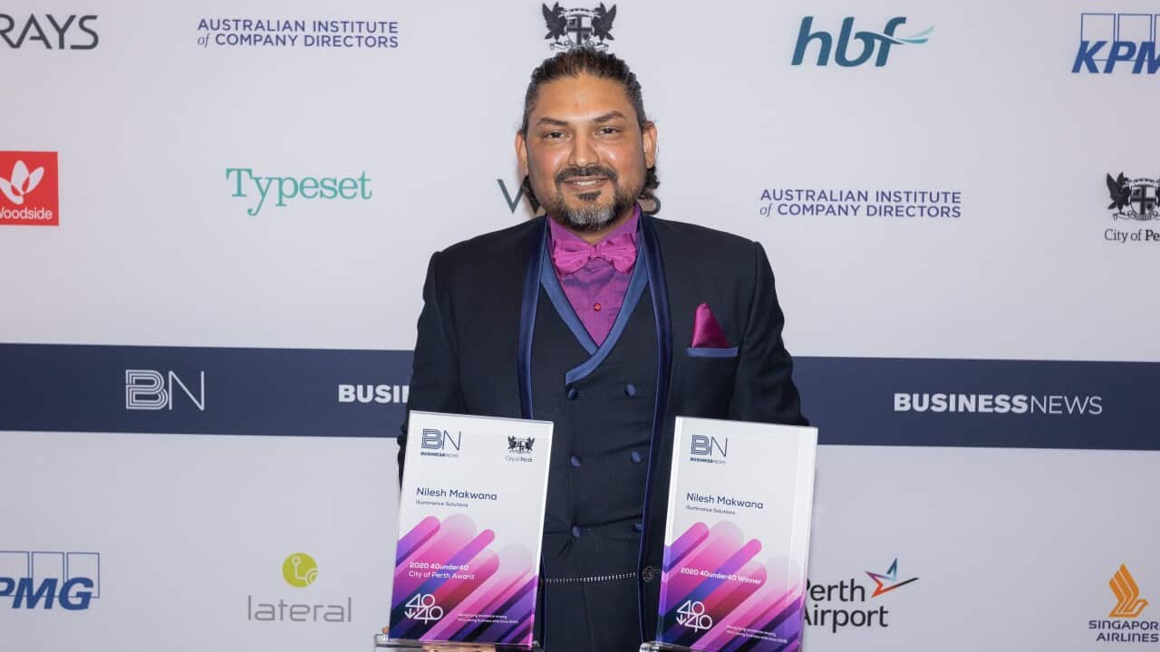 Nilesh Makwana wins top City of Perth Award - first Indian origin and only candidate to receive this recognition with two awards.
