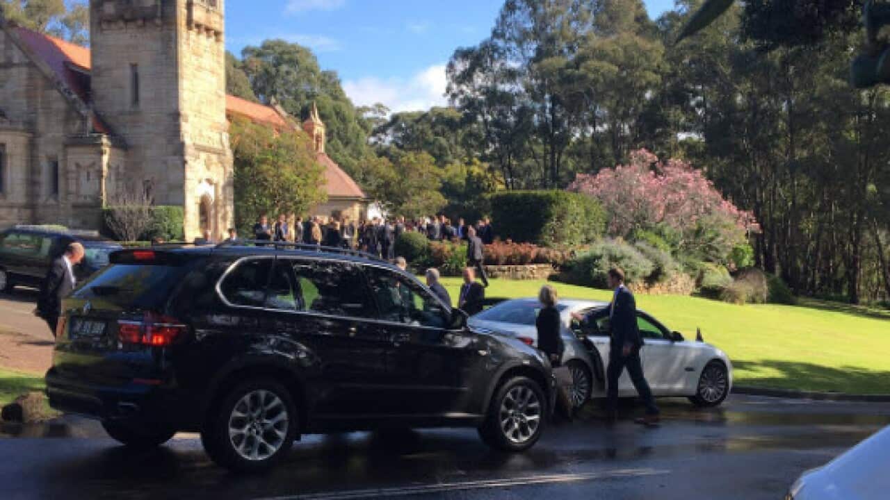 Friends and family gather to commemorate the life of Stuart Kelly.