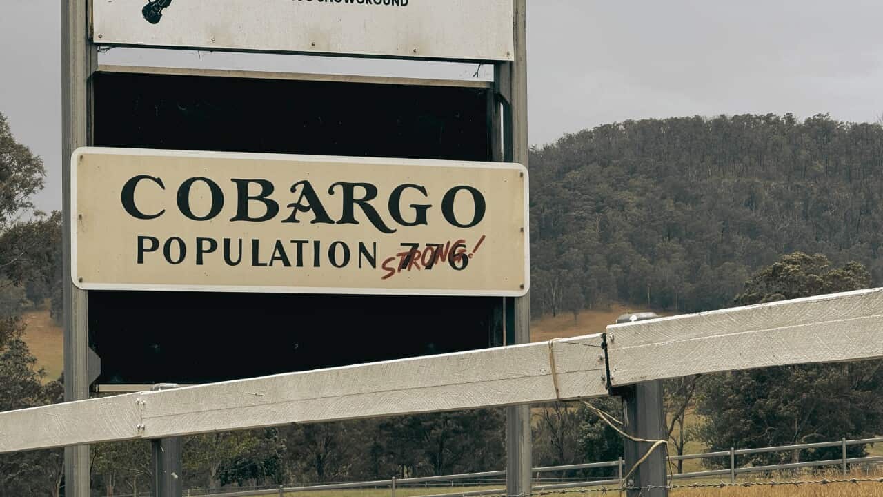 Outside the relief centre in Cobargo (SBS).jpg