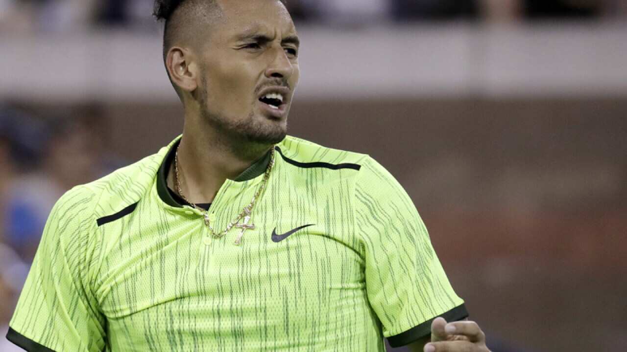 Nick Kyrgios, of Australia