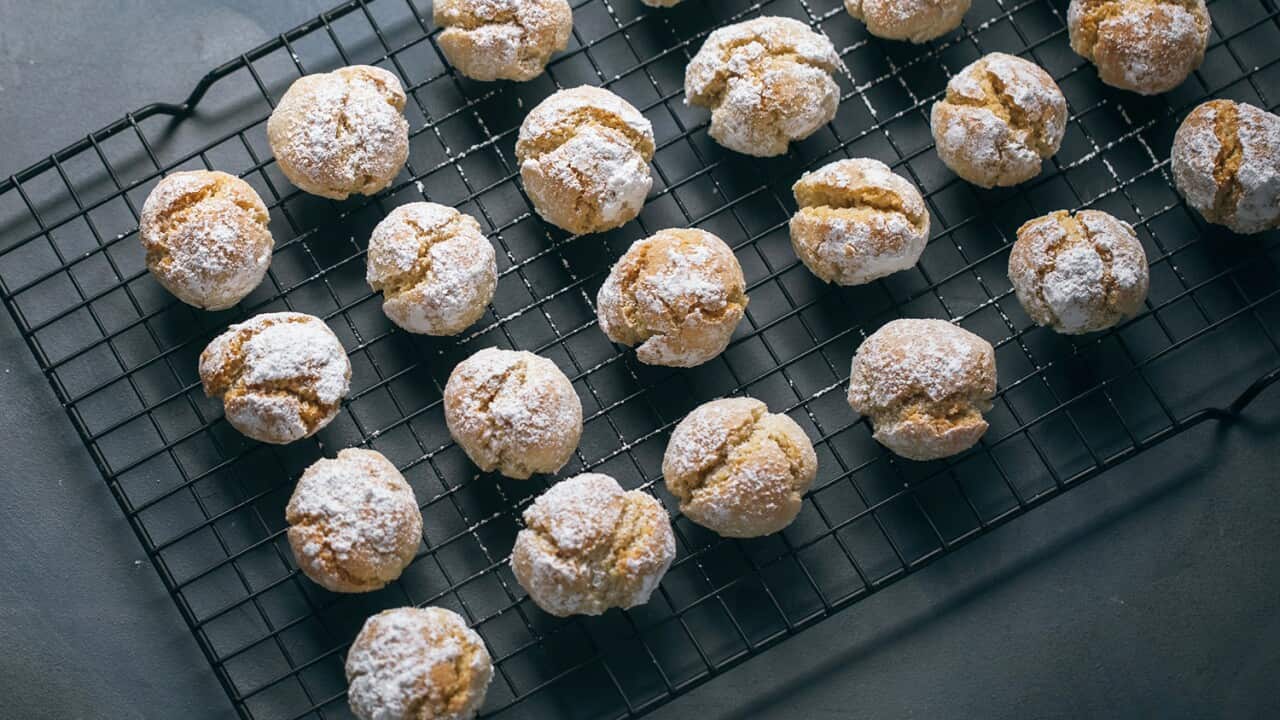 Limoncello amaretti cookies