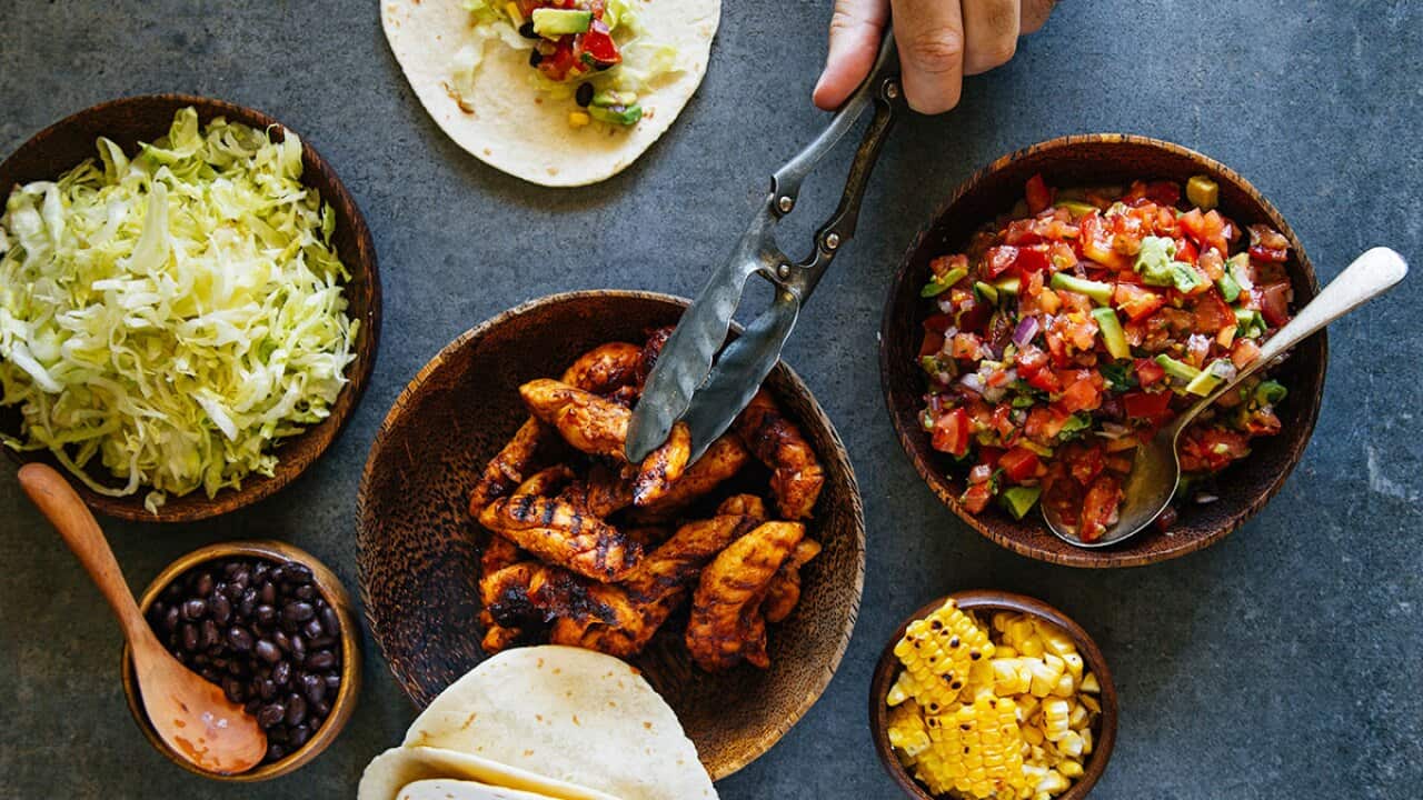 Chipotle chicken burritos