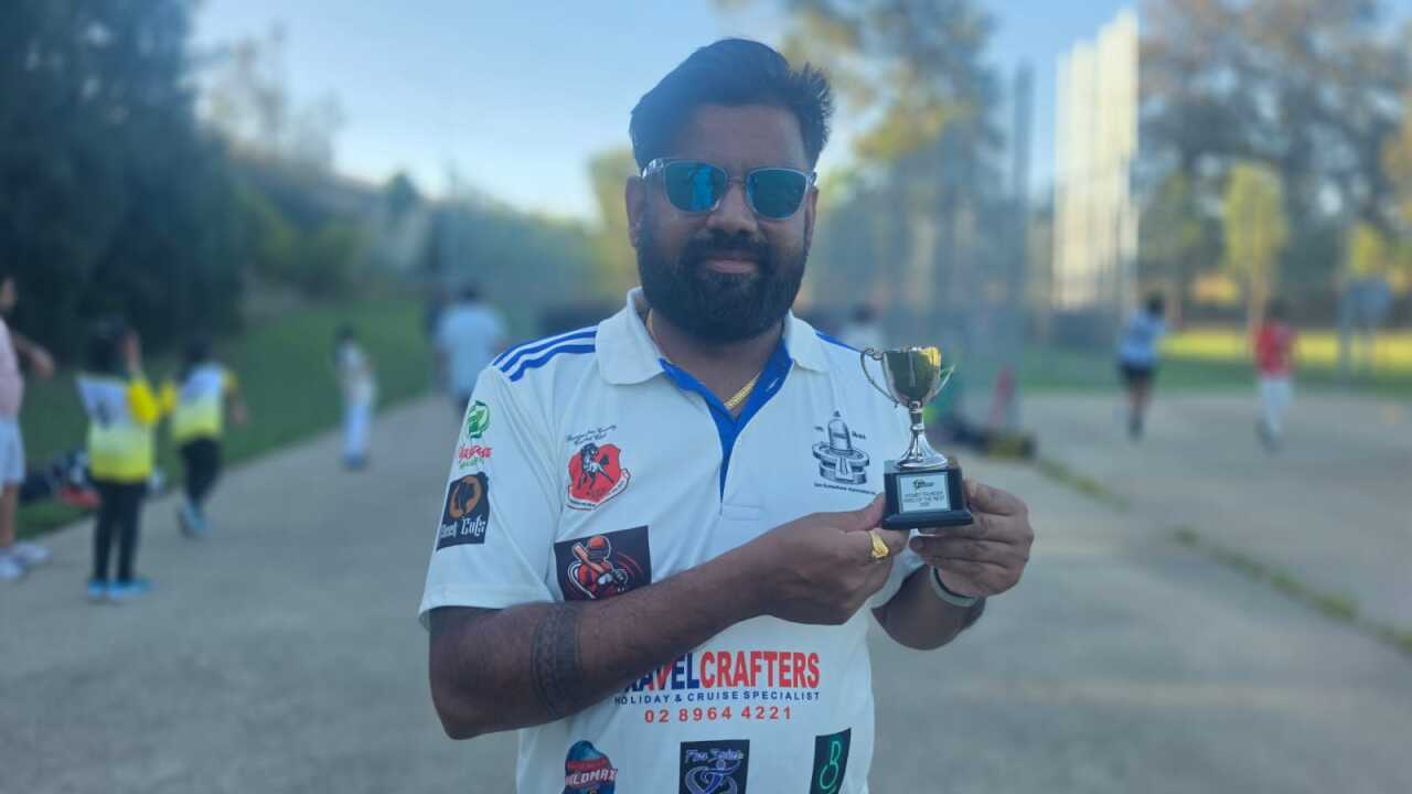 Nikhil Patel has been awarded the “Hero of the West” award by Big Bash League team Sydney Thunder.