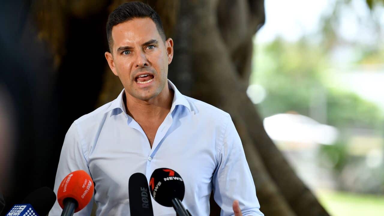 Independent Member for Sydney Alex Greenwich speaks to the media in Sydney, February 6, 2023.