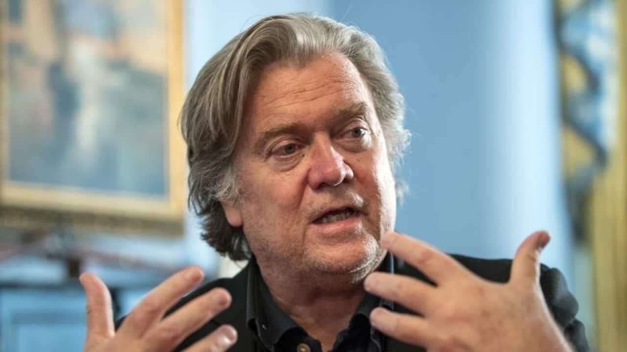 A file image of Steve Bannon
