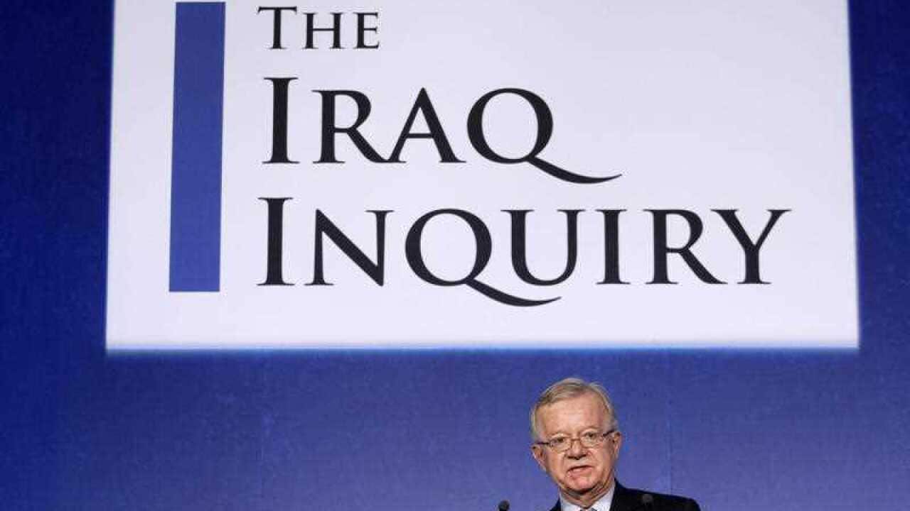 Sir John Chilcot launching the inquiry.