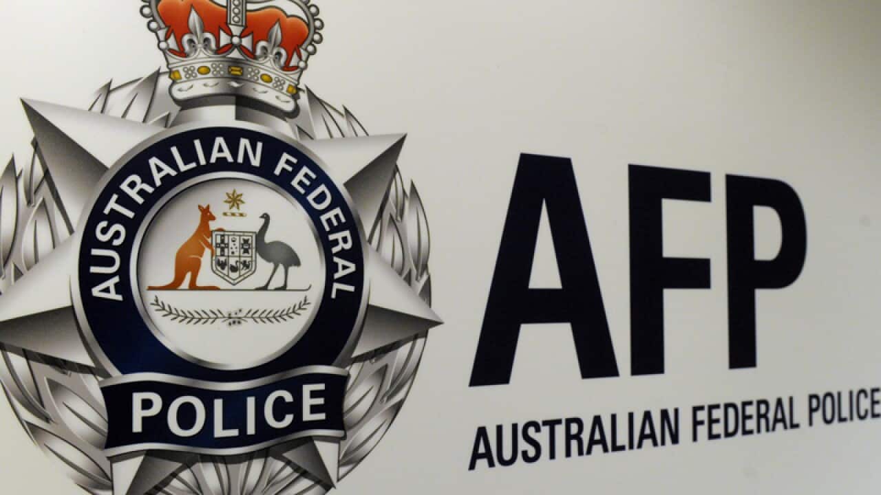 An Australian Federal Police logo
