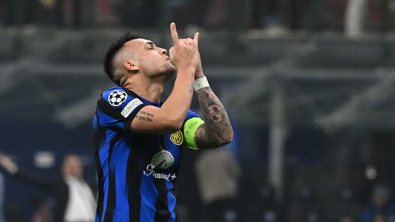 UEFA Champions League football match - Inter - FC Internazionale vs Atletico Madrid