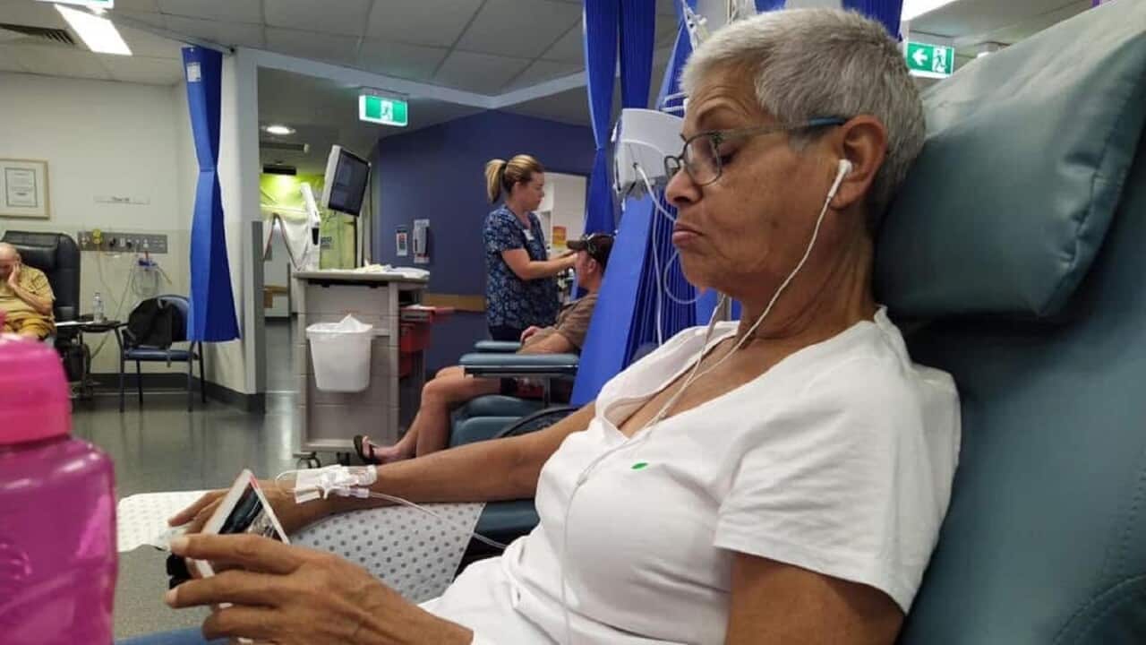 Jackie Henderson receiving cancer treatment (supplied).jpg