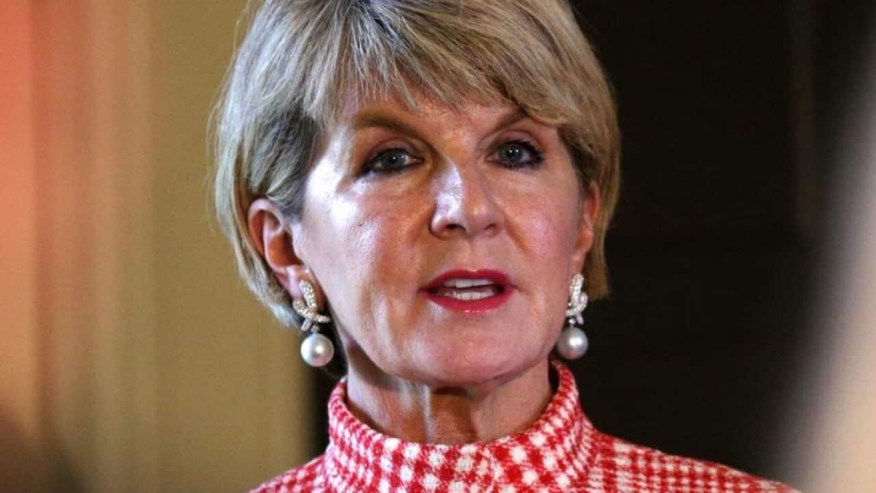 Australian Foreign Minister Julie Bishop.