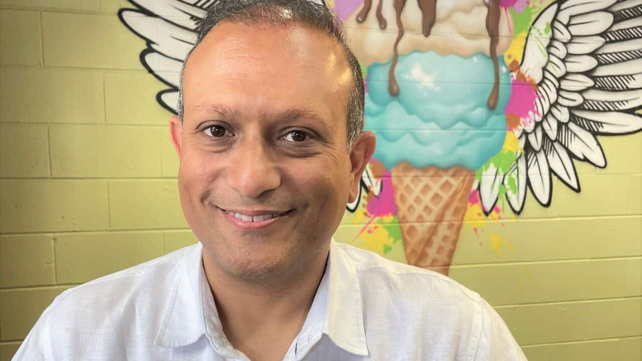 Founder Karveh ‘Kev’ Arfai at C9 Gelato in Sydney (SBS-Sandra Fulloon).jpg