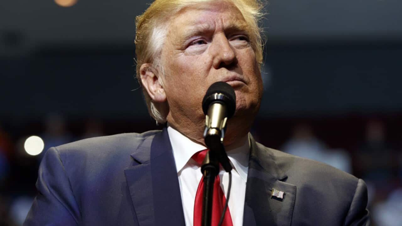 Republican presidential candidate Donald Trump