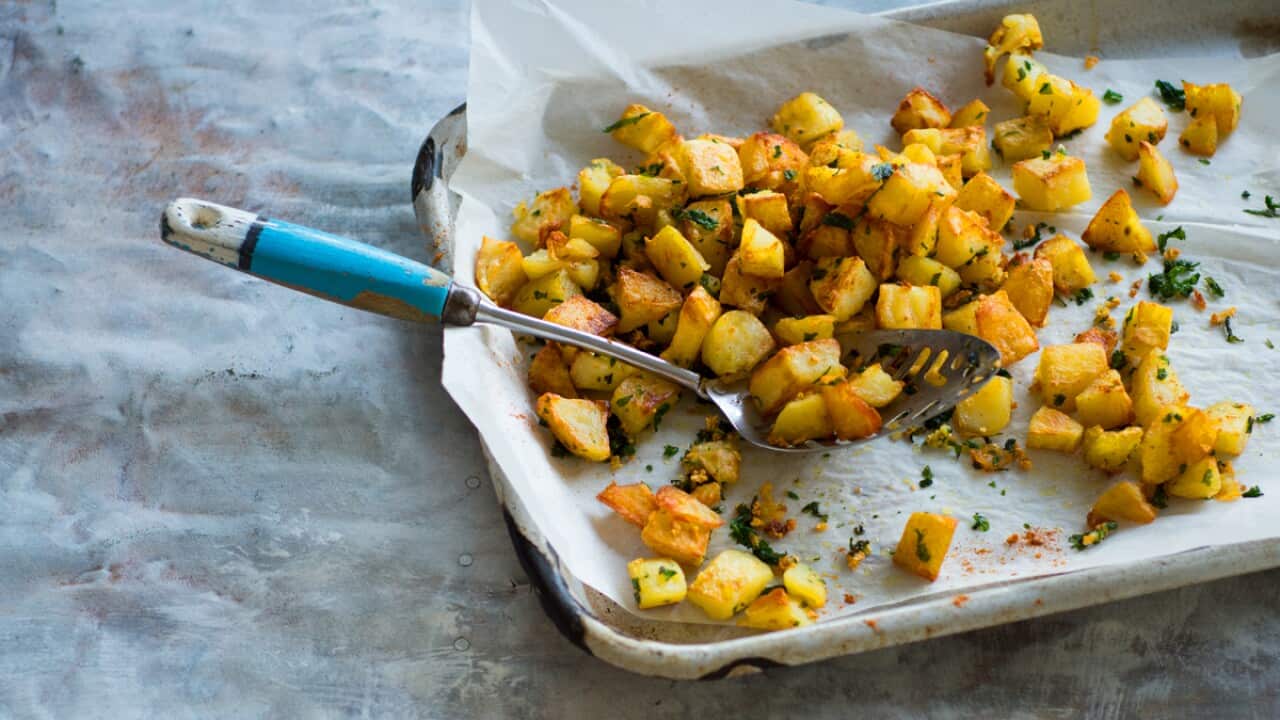 Roast potatoes