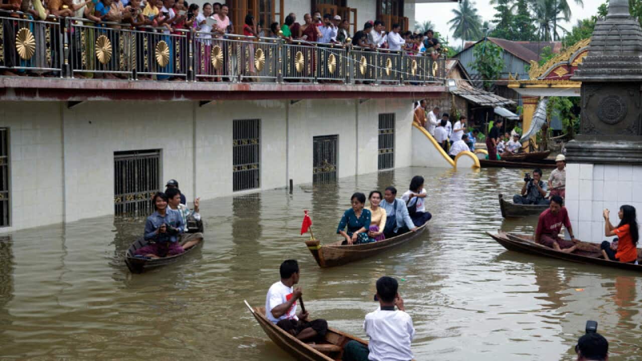 (AP Photo/Khin Maung Win)