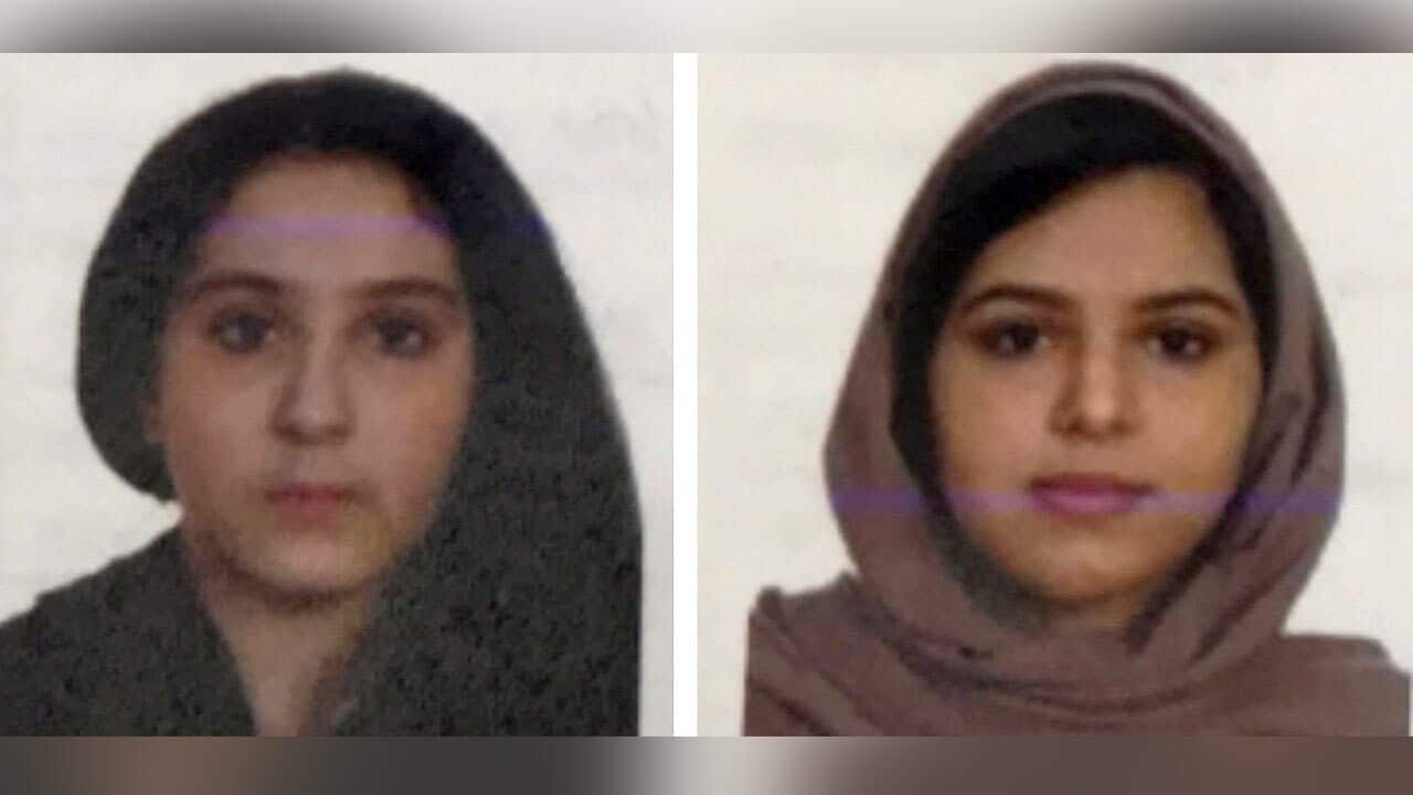 Police have determined that Rotana (right), 22, and Tala, 16, were sisters from Saudi Arabia living in Virginia.