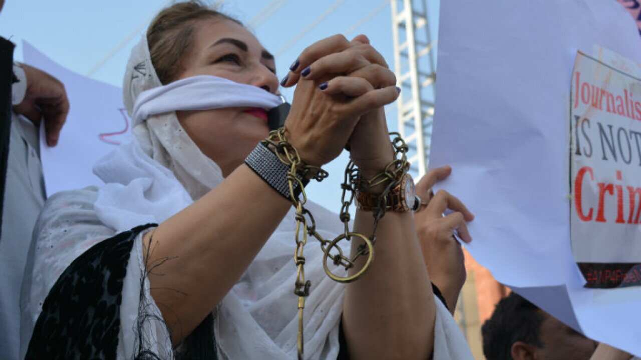 women right activist protesting in KPK Pakistan