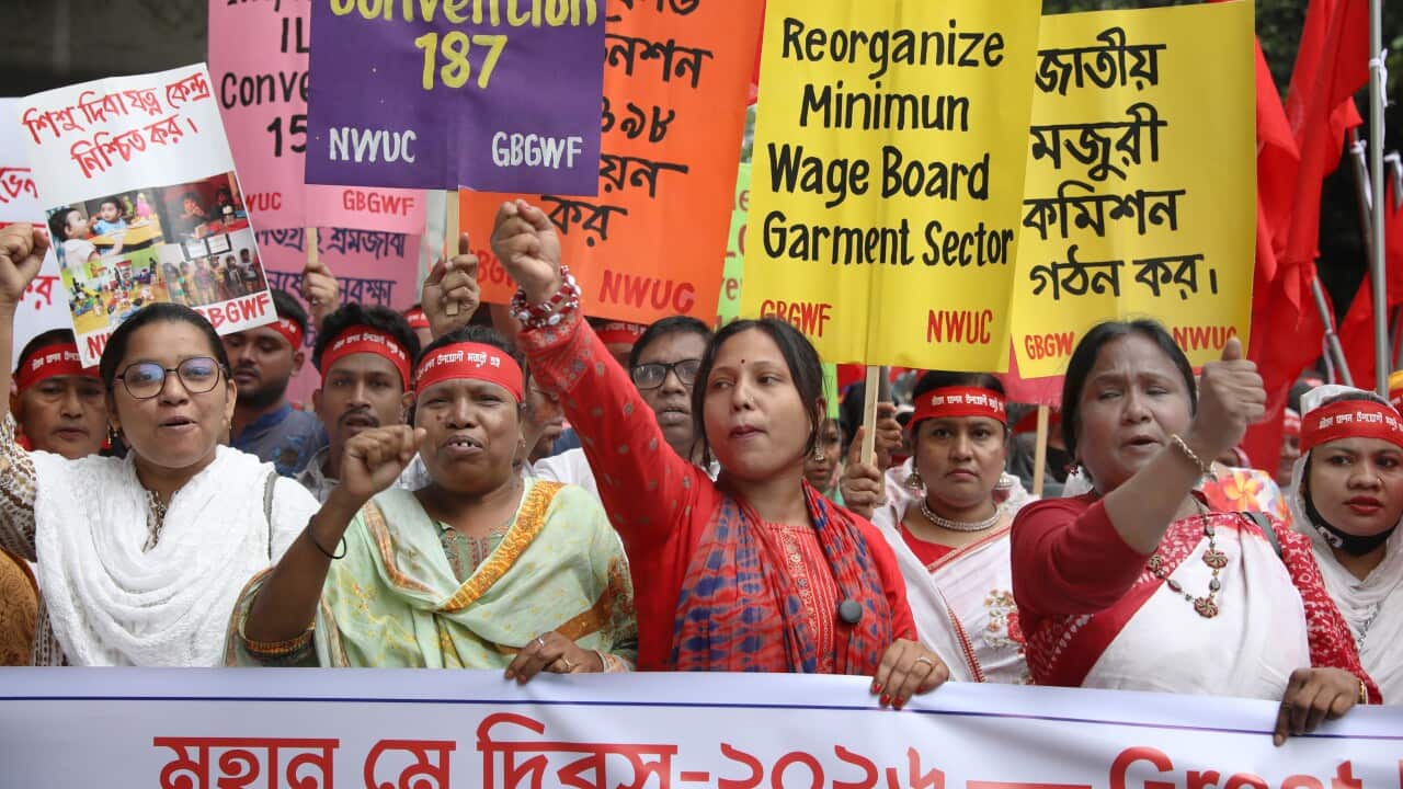 Labor Day rally in Dhaka
