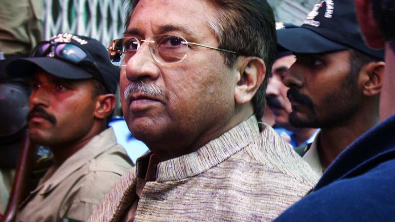 Pakistan's former President and military ruler Pervez Musharraf