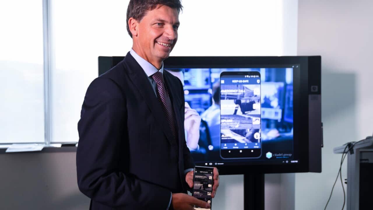 Law Enforcement and Cybersecurity Minister Angus Taylor