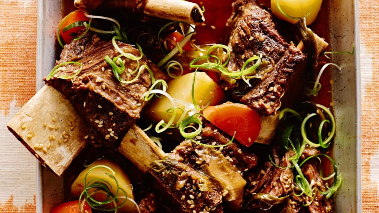 Braised short ribs (galbi jjim)